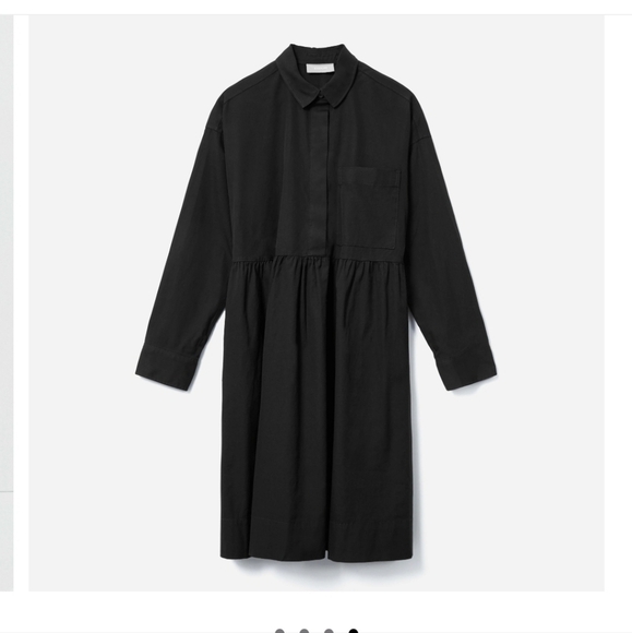 EVERLANE The Field Dress in Black, sz Medium - Picture 6 of 16